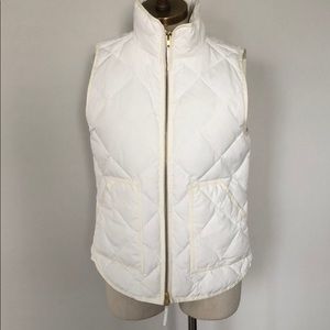 Jcrew white vest